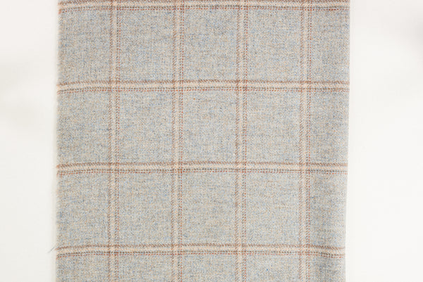 Dove tweed shelves and coat hooks