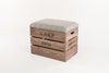 Personalised storage stools and benches