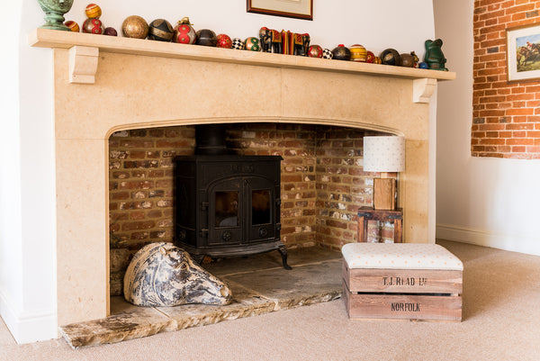 Provide your own fabric footstool