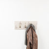 Provide your own fabric coat hooks
