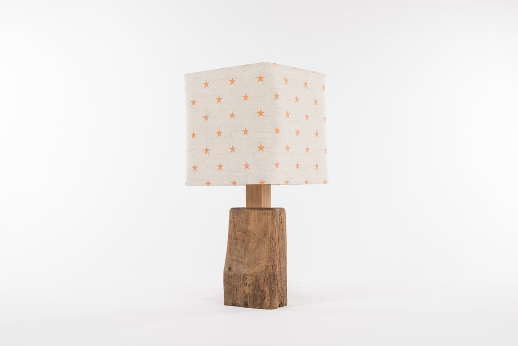 Mustard star table lamp