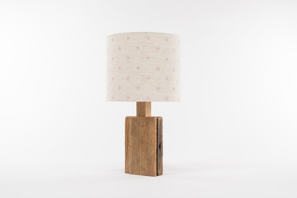 Pink star table lamp