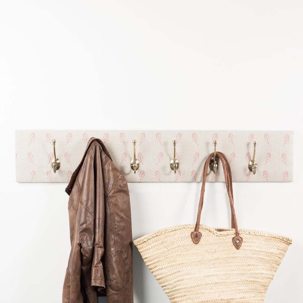 Red fern coat hooks