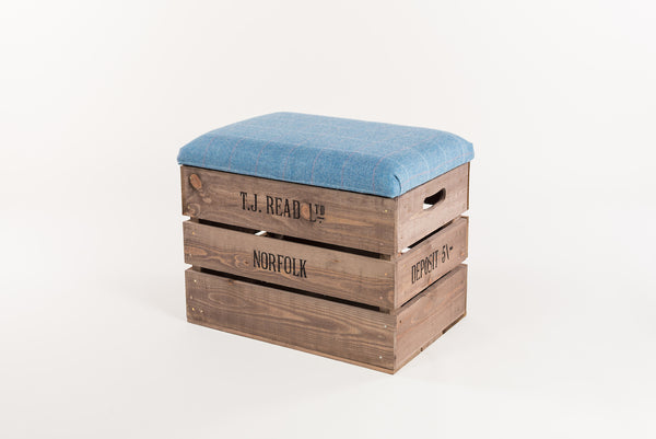 Jay tweed storage stool