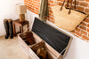 Provide your own fabric storage bench