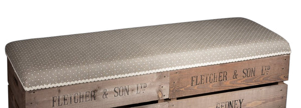 Warsa dots storage bench