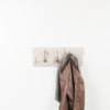 Provide your own fabric coat hooks