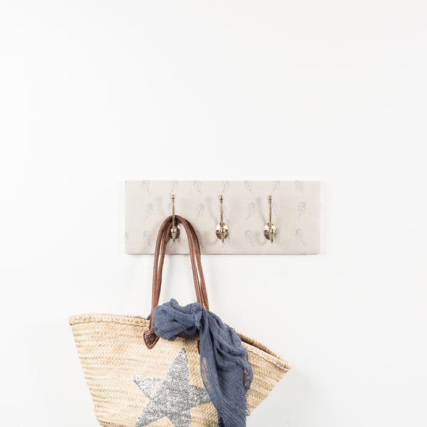 Blue fern hallway storage set.